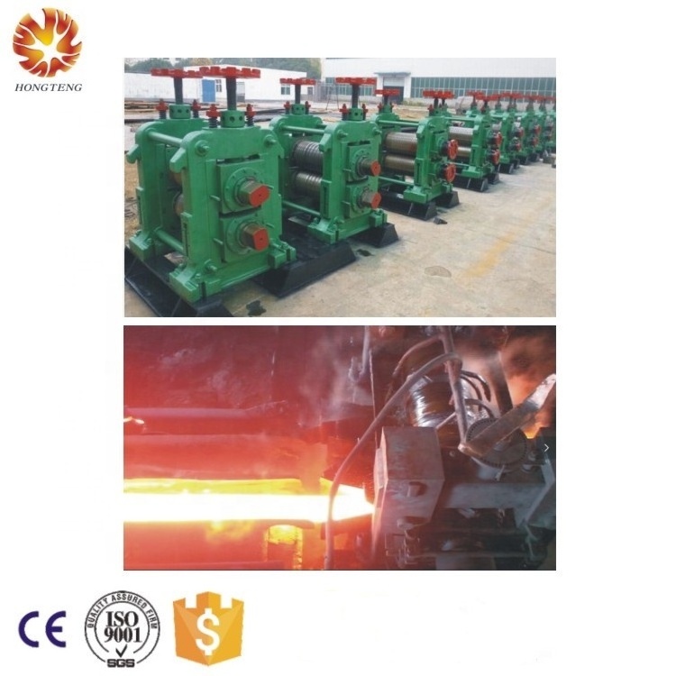 Hongteng 8-32mm capacity 3-15T/Hour Reinforced angle bar deformed steel bar iron rod making machine