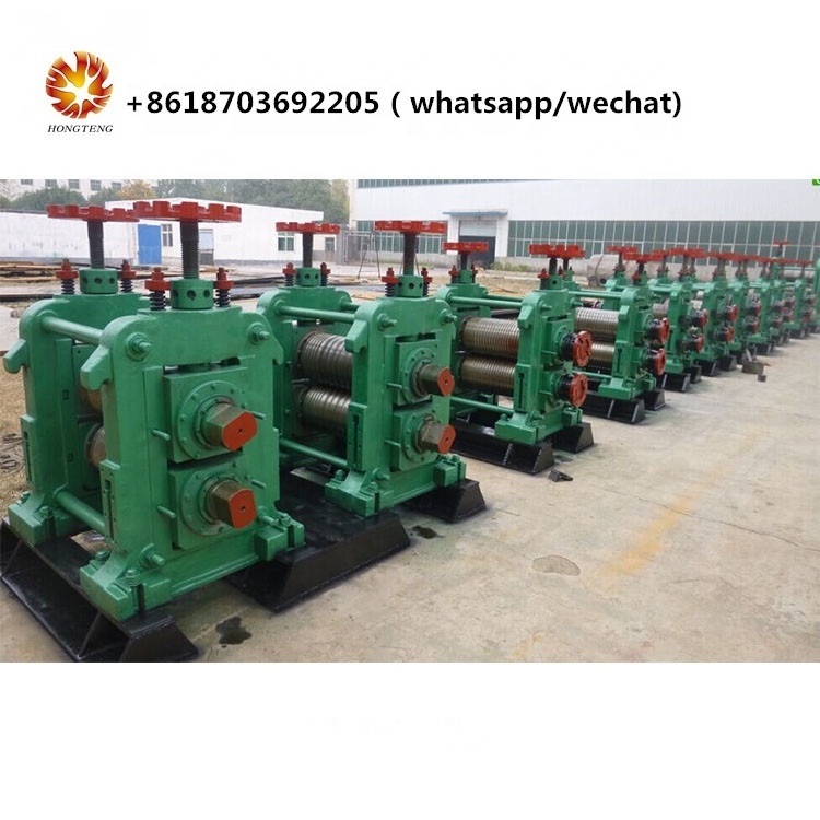 Automatic continous deformed bar steel bar iron wire rod steel rebar making machine production line hot rolling mill machinery