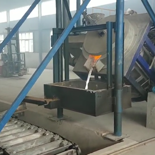 Sales aluminum ingot casting machine aluminum melting pot 15 ton induction furnace