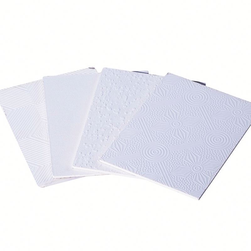 Good Prices Polystyrene Acoustical PVC Laminated Gypsum Ceiling Tiles