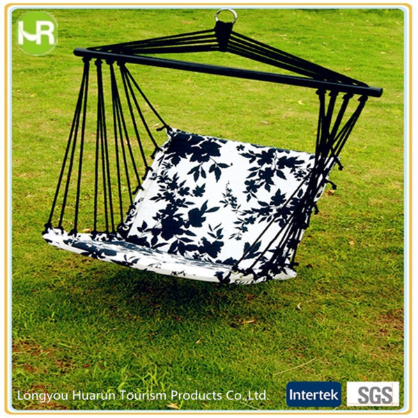 for Patio, Porch, Bedroom, Backyard, Indoor or Outdoor  Hammock Chair with armrest and footrest Swing