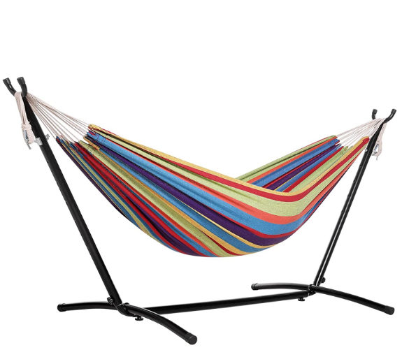 Hammock Stand with Cotton Hammock Small  Size Outdoor Camping  Hammock&Hanging Chair Swing&Hanging Chair