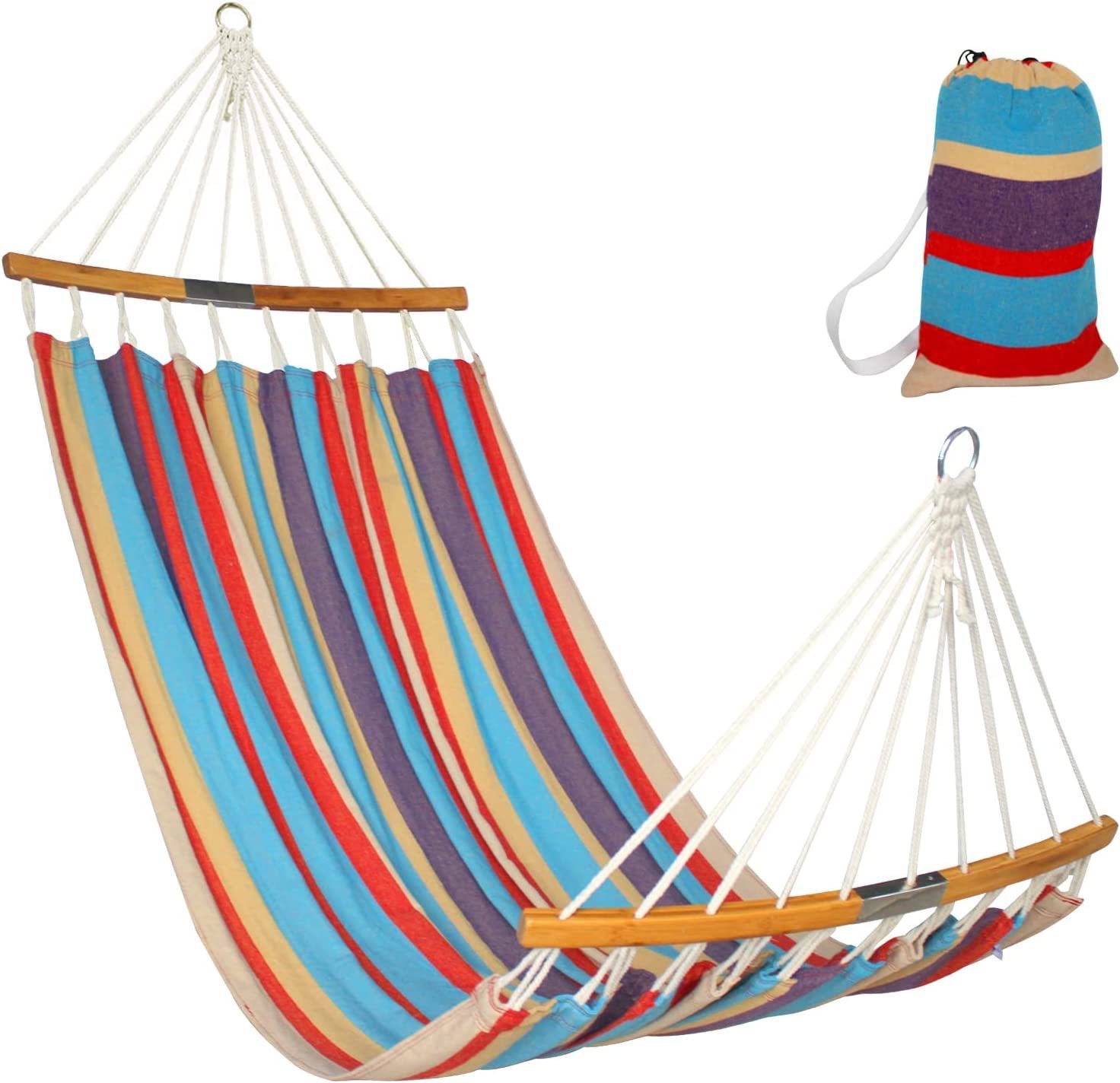 HR Small volume Hammock Portable with Spreader-Bar for Outdoor