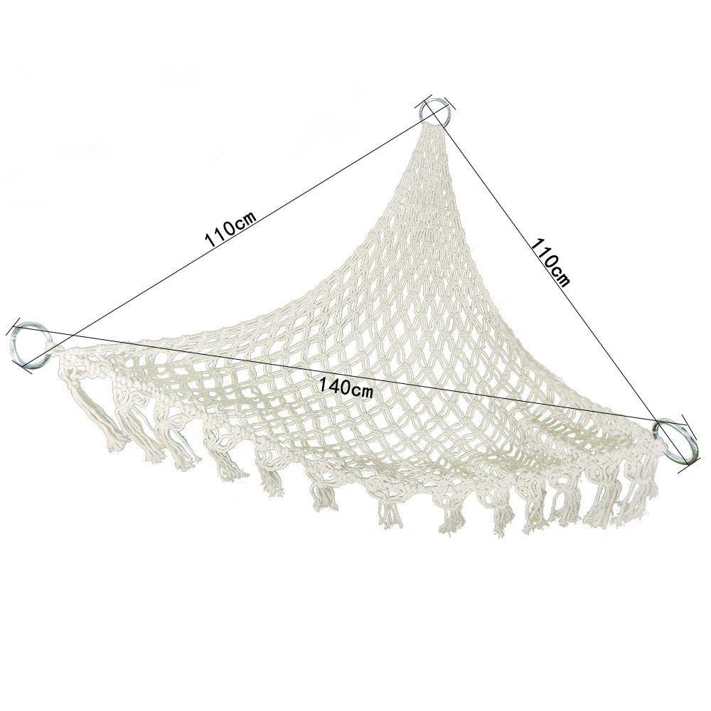 large  style children's toy rope rack hanging corner organizer Plush animal woven hammock