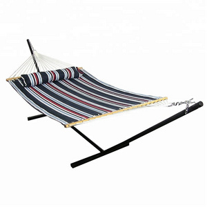 Wholesale Customized Size hanging patio bed Quilted Soft Hammock With Pillow