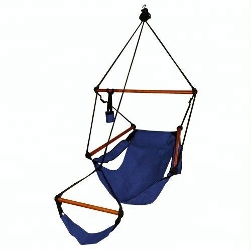 Door to door shipping Oxford Cloth Hanging Chairs Adult Outdoor Air Hanging Swing Chair With Footrest