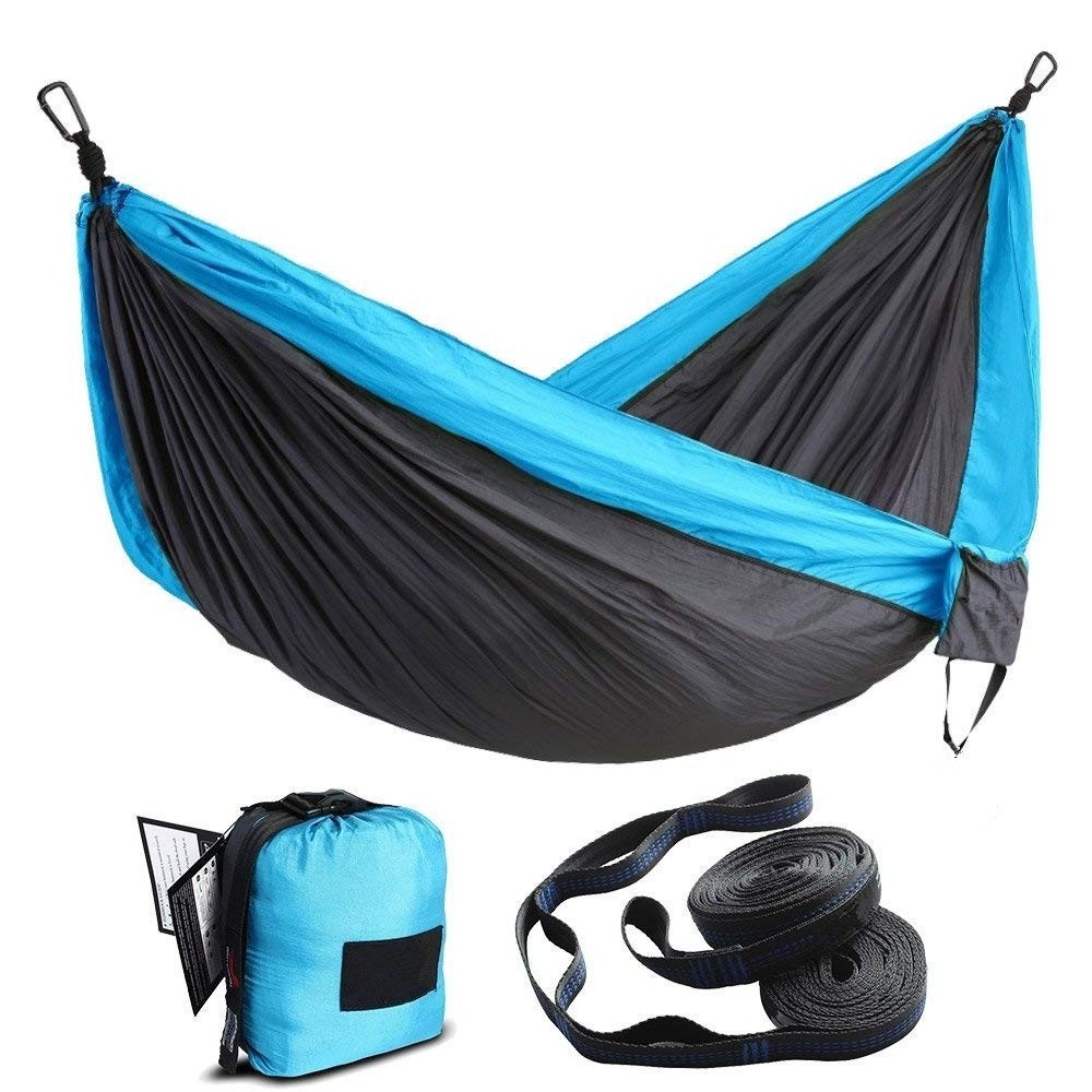 Camping Hammock Double & Single Portable Hammocks Fabric Durable Outdoor Furniture Modern Malla Hamaca 