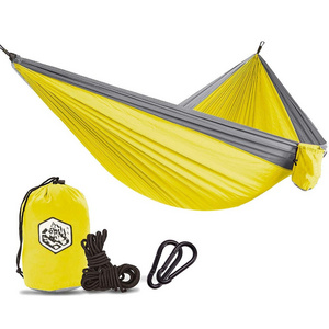 Camping Hammock Double & Single Portable Hammocks Fabric Durable Outdoor Furniture Modern Malla Hamaca 