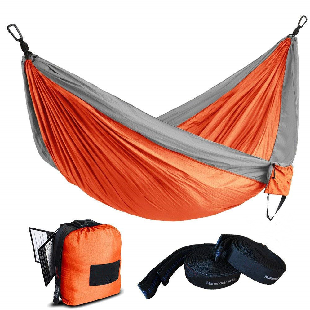 Camping Hammock Double & Single Portable Hammocks Fabric Durable Outdoor Furniture Modern Malla Hamaca 