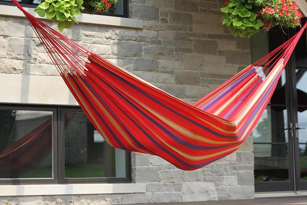 Outdoor Portable Brazilian Hammock With Steel Stand