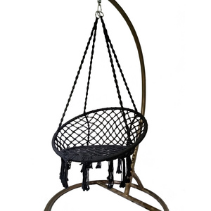 HR indoor outdoor swing, rope hanging swing chair bedroom outdoor swing chair