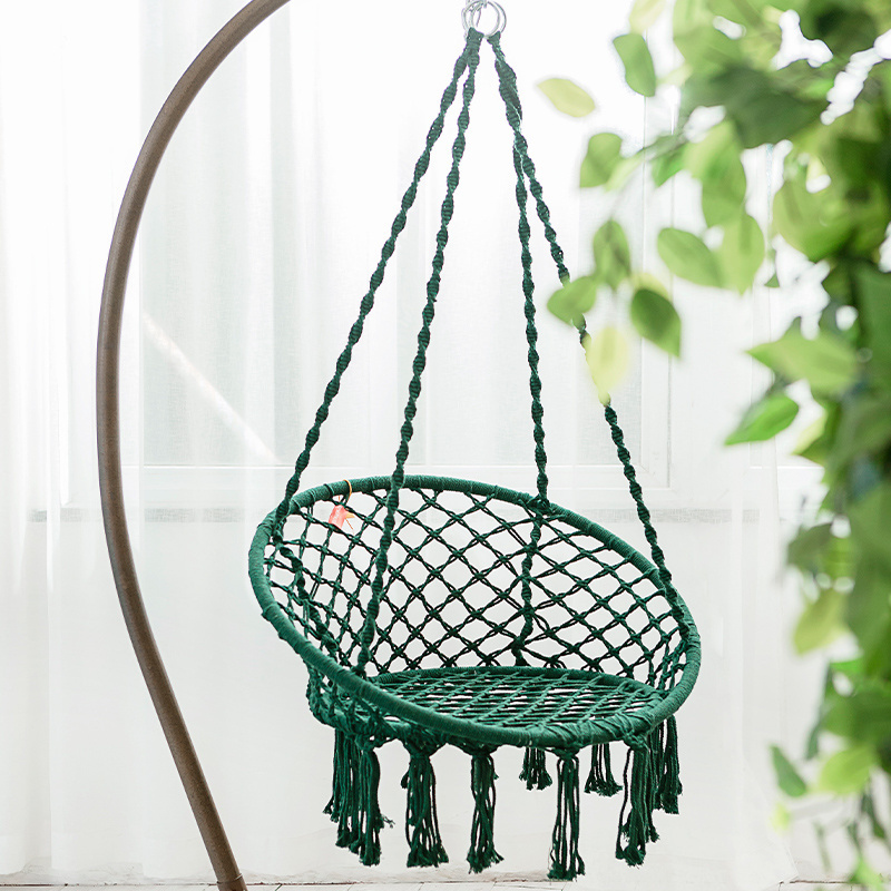 Portable Macrame Swing Chair  Living Room Swing Chair Patio Swing Chair