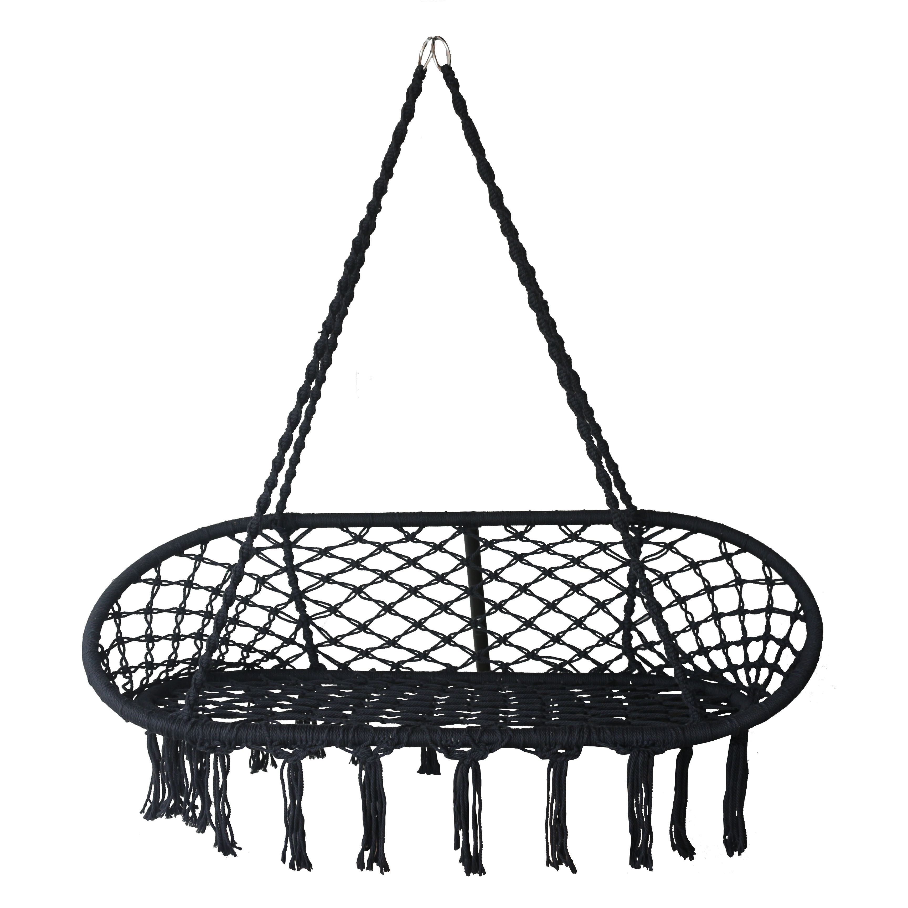 bedroom rope hanging chair swing indoor double size hanging swing seat garden swing chair