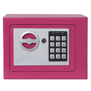 Office Home Small Electronic Mini Deposit Digital Money Deposit Safety Kids Mini Safe Box With Key