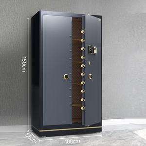 Factory deposit security fingerprint big smart office safes for home money large vault jewelry safe box