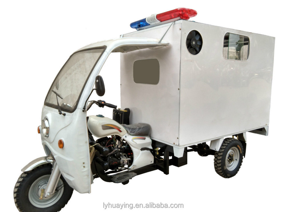 China Manufacture Hospital Ambulance Three Wheel Motorcycle,200cc 250cc three wheel, motor tricycle,ambulance tricycle