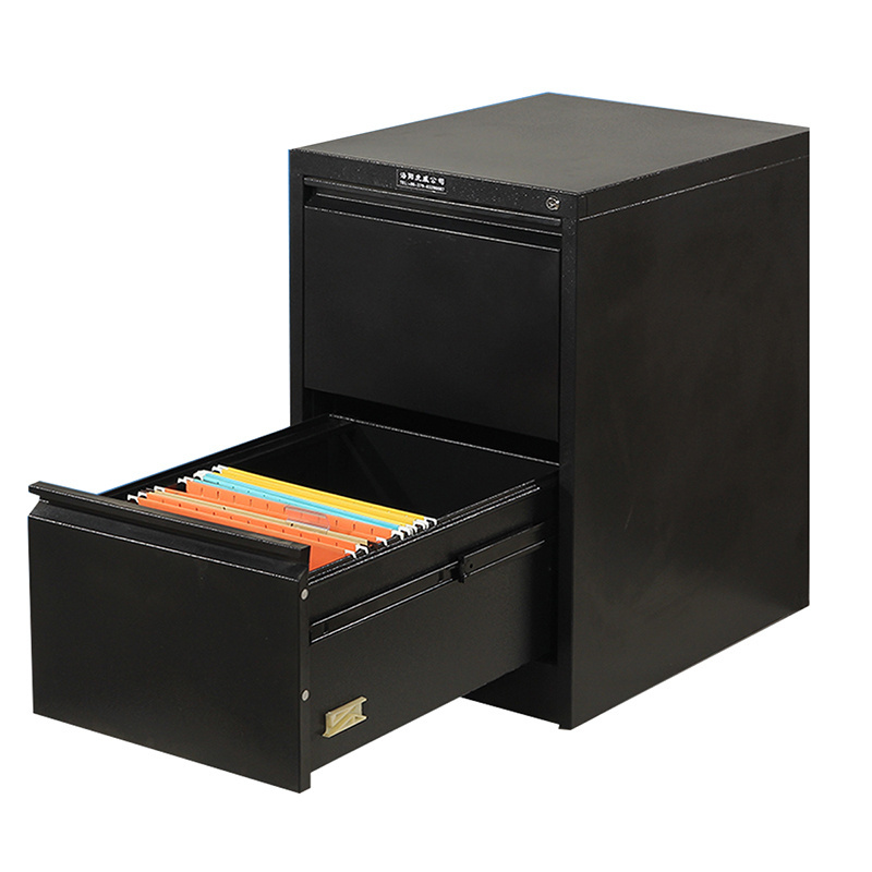 2 drawer file cabinet with lock modern high gloss metal steel office drawer