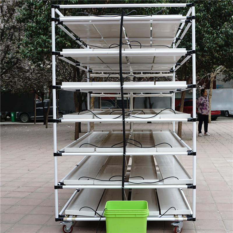 Large Size and metal Cover Material hydroponic fodder shelf