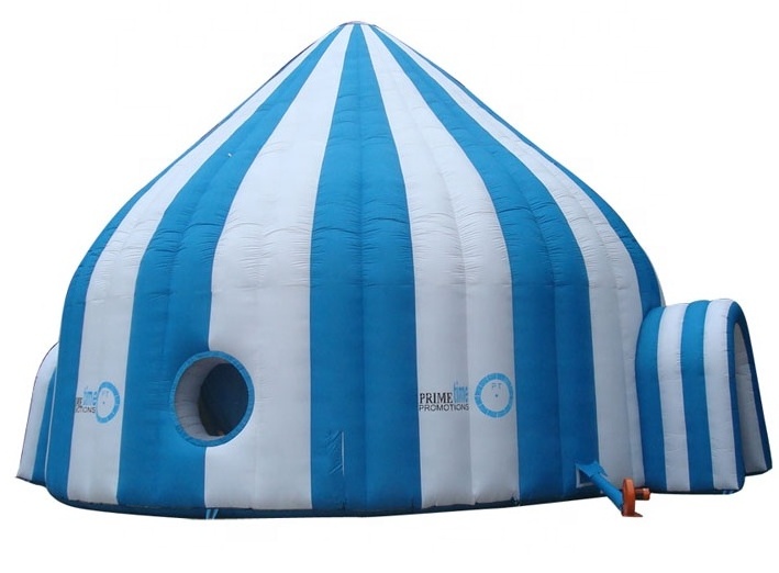 Two Doors Constantly Inflate Yurts Inflatable Dome Shape Tent For Sale