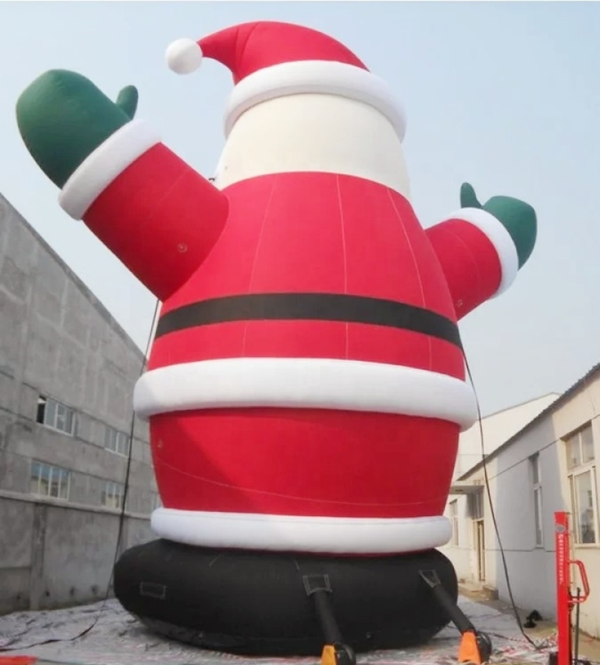 Christmas Advertising Inflatable Santa Claus 12 Meters Tall