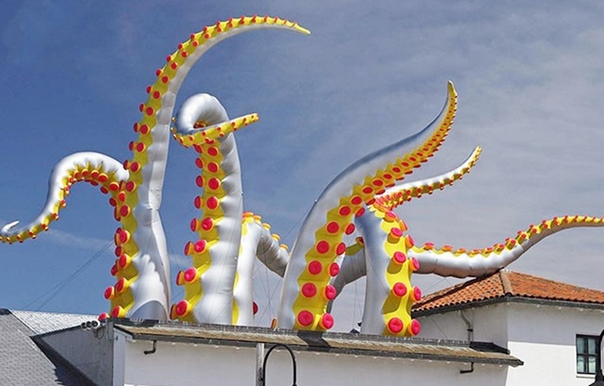 Multi-Size Big Inflatable Artificial Octopus Leg Tentacles Advertising Inflatables for Events