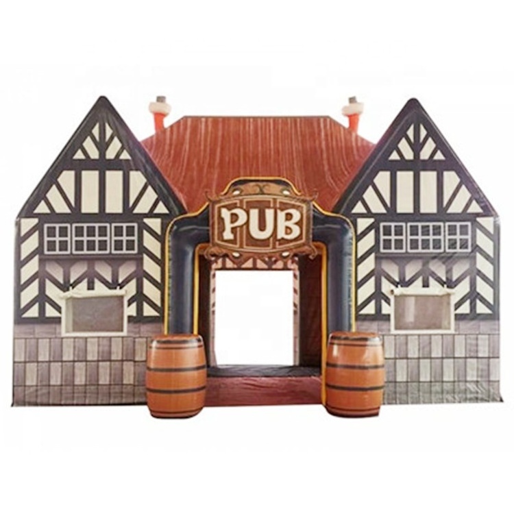 Custom UV Digital Printing Inflatable Irish Pub For Sale