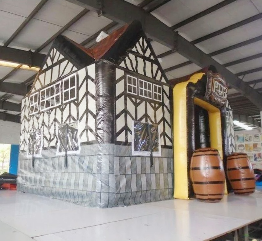 Custom UV Digital Printing Inflatable Irish Pub For Sale