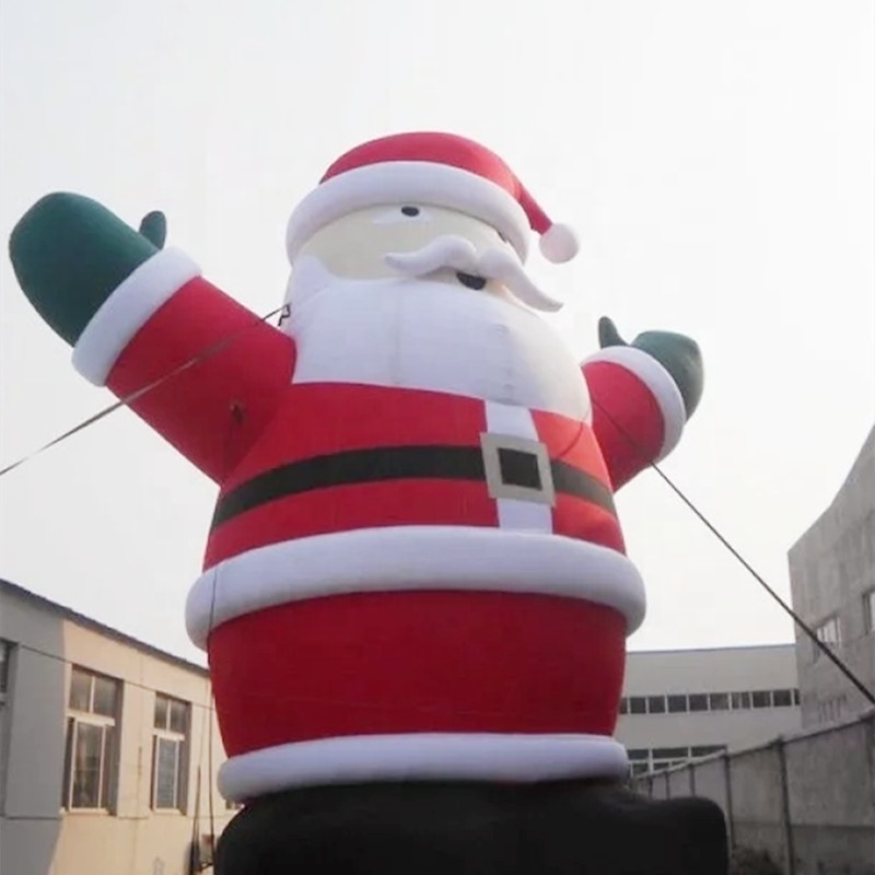 Christmas Advertising Inflatable Santa Claus 12 Meters Tall