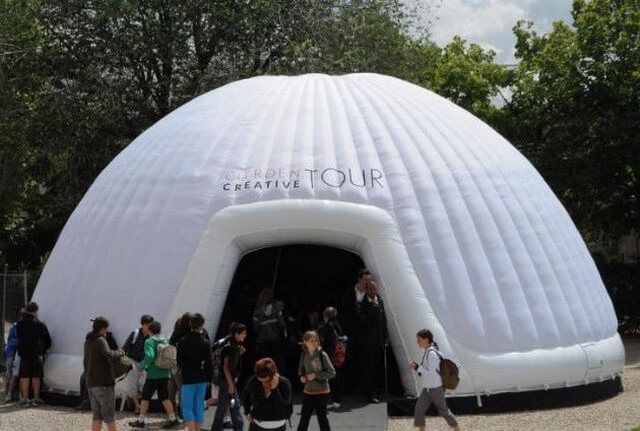 Customized Inflatable Peanut Dome Structures For Event