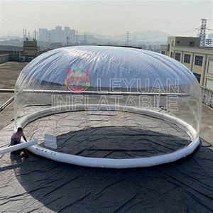 Above Ground Pool Dome Cover Clear Inflatable Tent For Swimming Pool During Winter