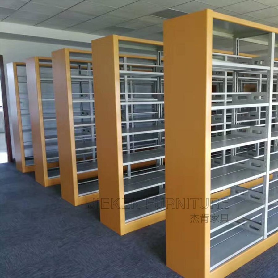 Used School Furniture 2 sides Shelves Racks Shelving Library Bookshelf