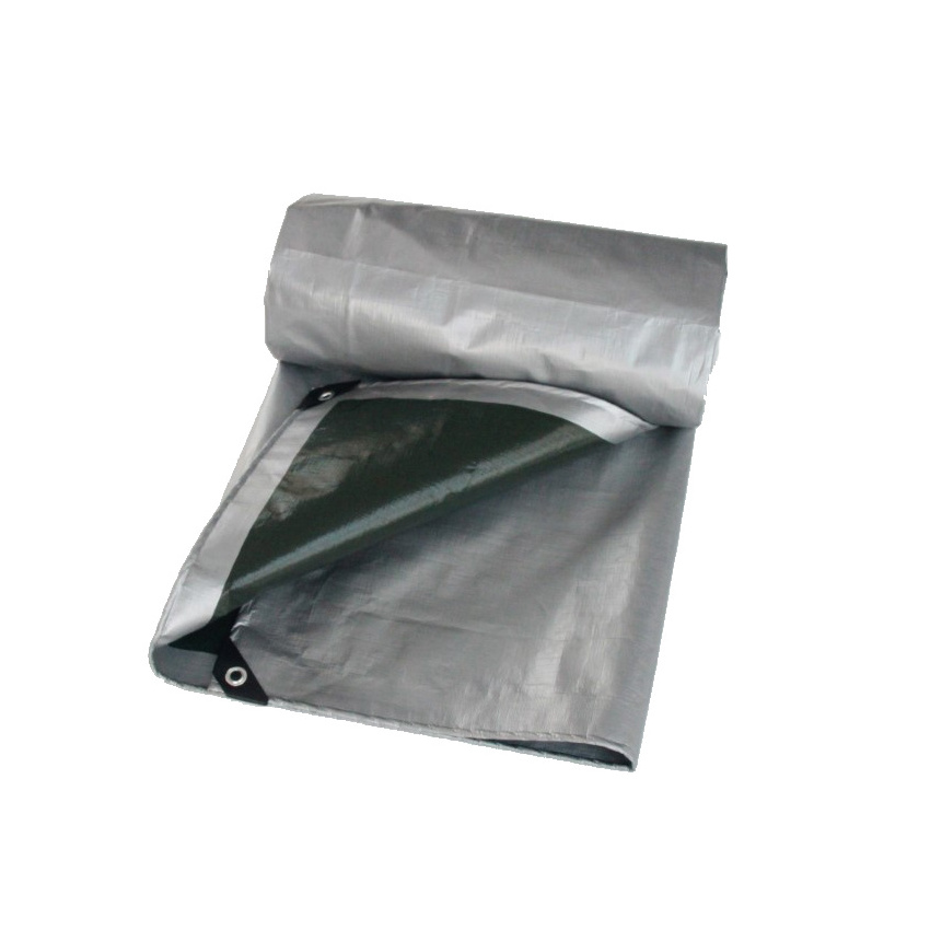 Bache en polyethylene tarp 240gsm extra resistant, avecp oeillets en aluminium, adapte aux jardins et piscines 4x6m