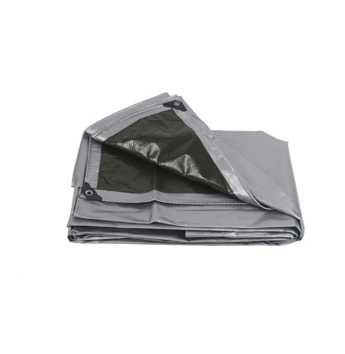 2 x 3 m 120 gsm Fabric tarp silver Tarpaulin Protective  Boat Tarpaulin