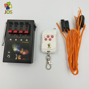 NEW 4 channel  with antenna assortments  wireless  remote control fireworks  firing system with 4 pieces safety electric match