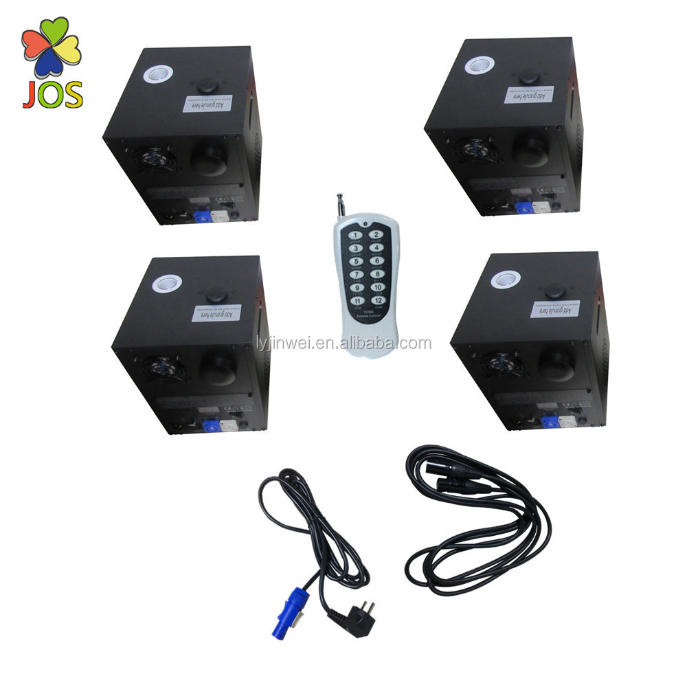 4piece 600W  wireless remote control  indoor cold  fireworks cold spark fountain fireworks Machine