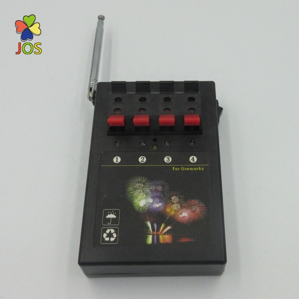 NEW 4 channel  with antenna assortments  wireless  remote control fireworks  firing system with 4 pieces safety electric match