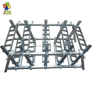 3"25 shot aluminium alloy display fireworks rack for fireworks mortar tube