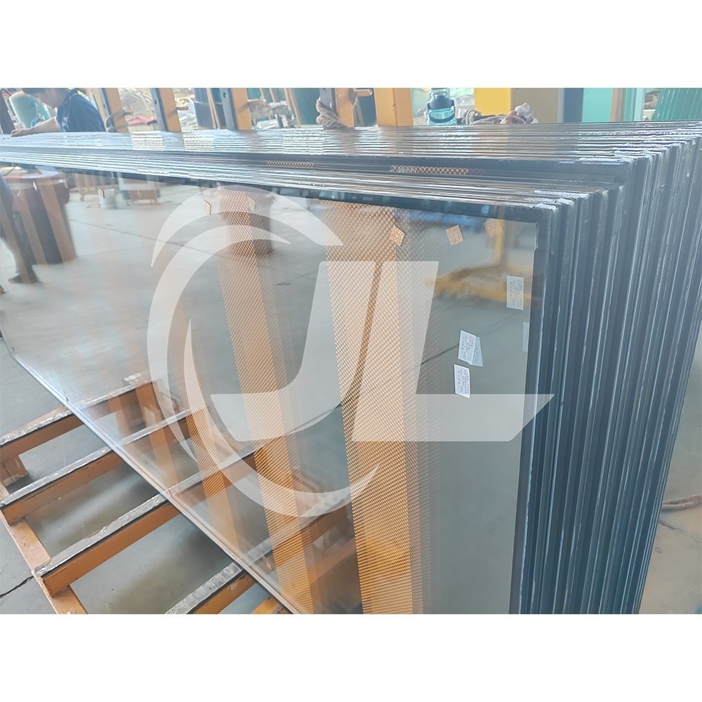 3mm form laminated glass black pvb glass with film pvb laminated glass for building elevation design