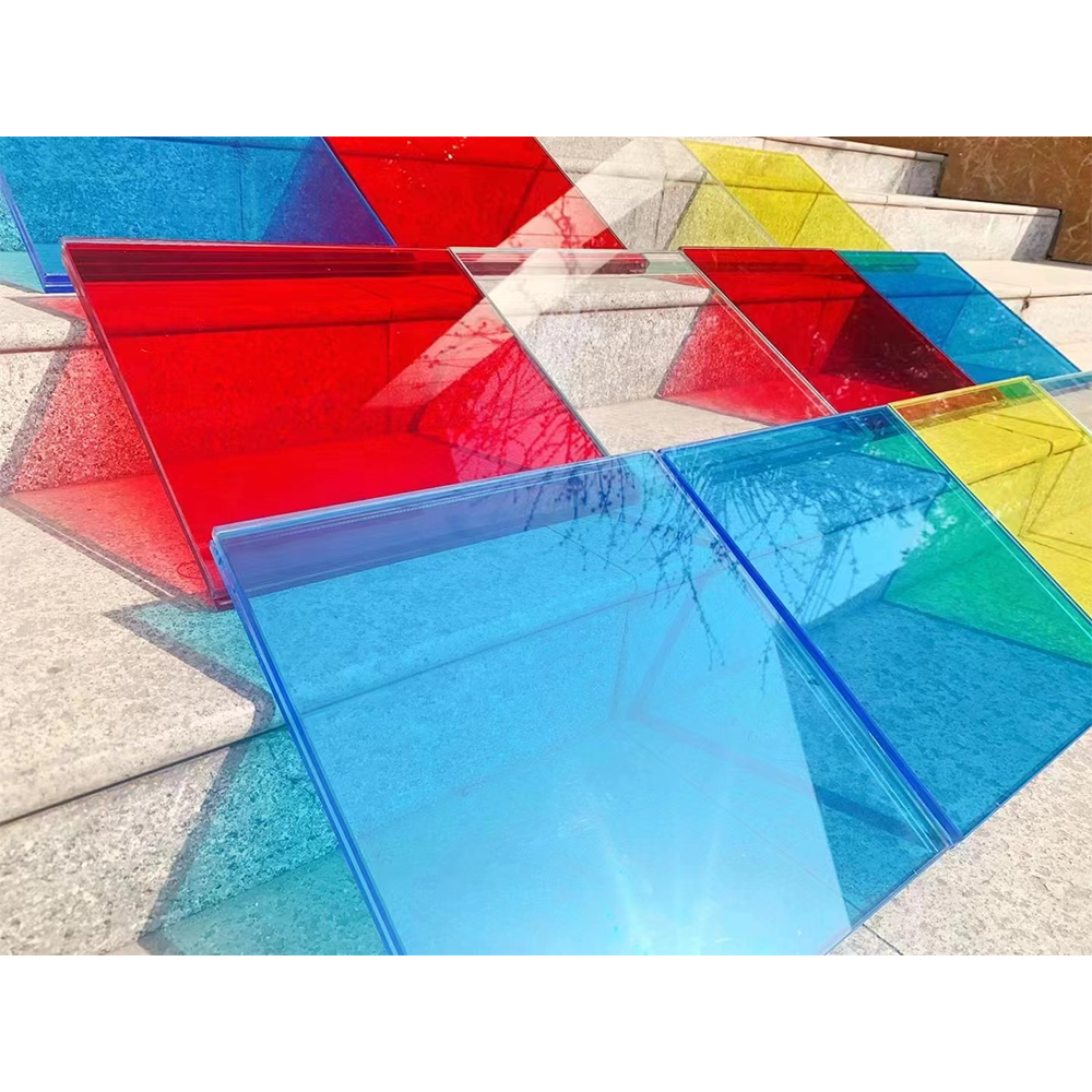 3mm Pvb Interlayer Triple Toughened Laminated Glass Tempered Textured Glass