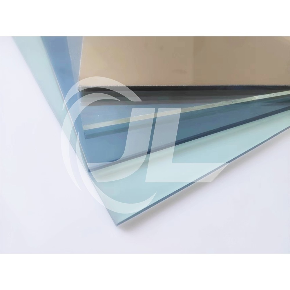 3mm form laminated glass black pvb glass with film pvb laminated glass for building elevation design