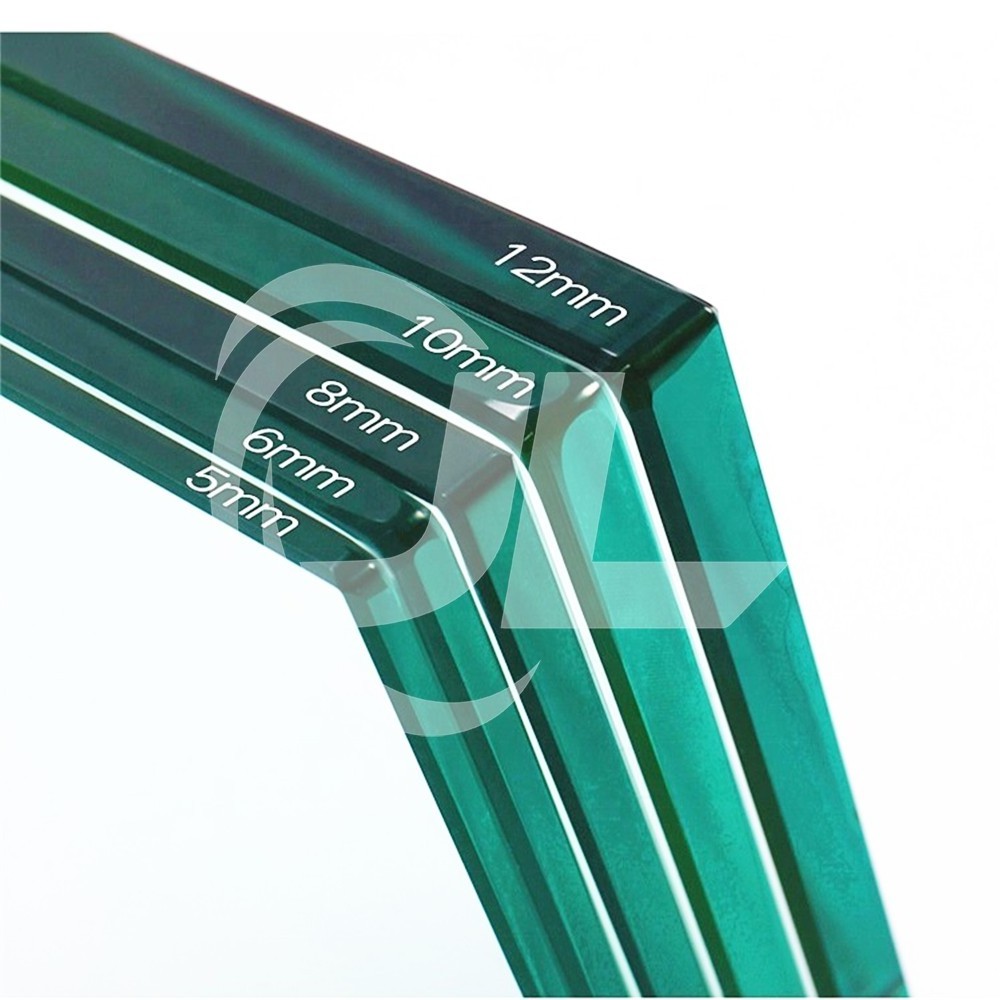 2mm 10mm thickness clear glass sheet tempered glass cost per square foot toughened glass kit for windows price