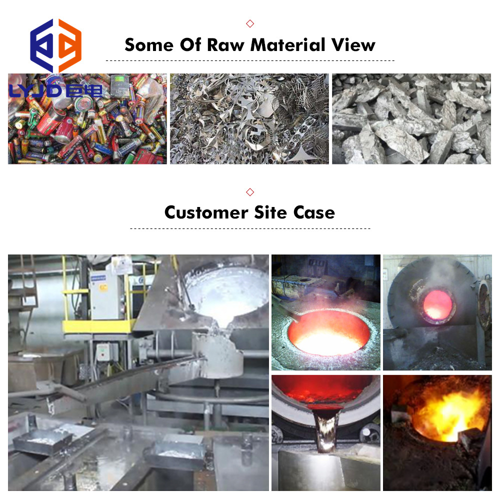 industry crucible electric scrap induction furnace zinc tilting machine 30kg 50kg 100kg smelting aluminum cans melting furnace