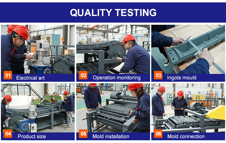 Steel scraps melting and billet ingot continuous casting machine and production line automatic steel ingot making machine