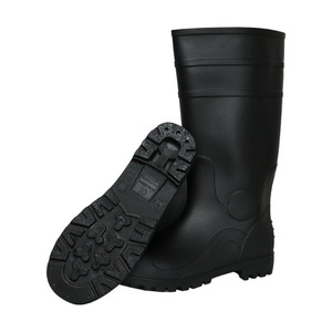 High Performance Anti Acid Puncture Resistance Waterproof Pvc Rain Boots Mens