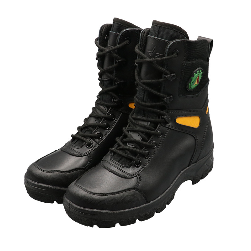 High Security Delta Safety Shoes Steel Toe Leather Tactical Combat Boot