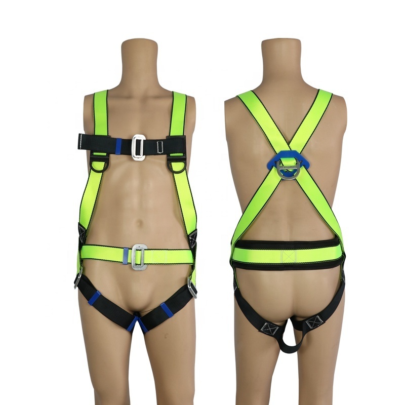 Low MOQ fall protection full body personal climbing industrial safety belt harness safety belt construction