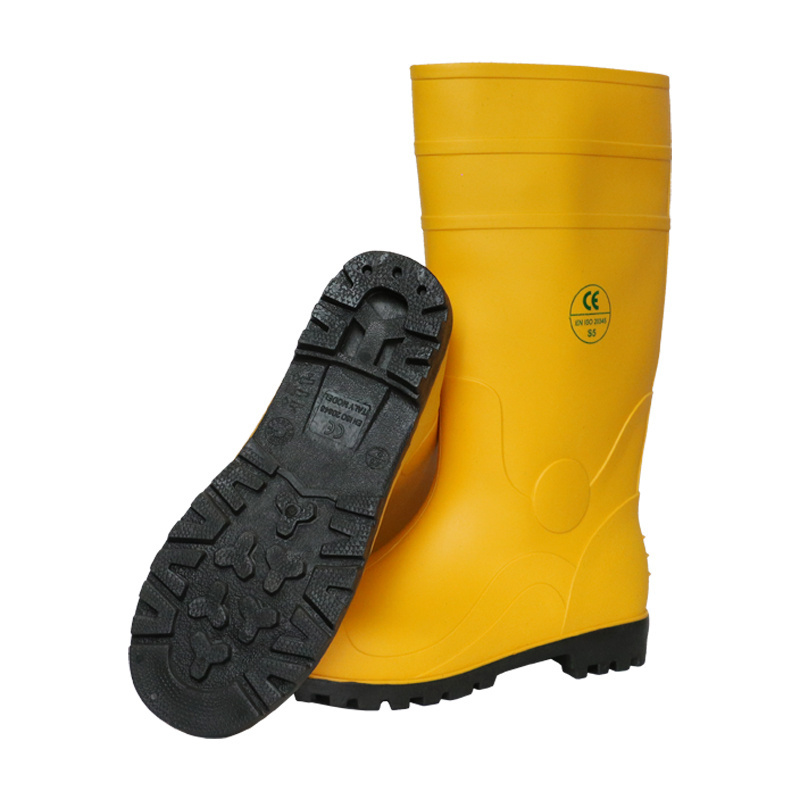 Unique Design Mens Waterproof Steel Toe Industrial Rain Boots