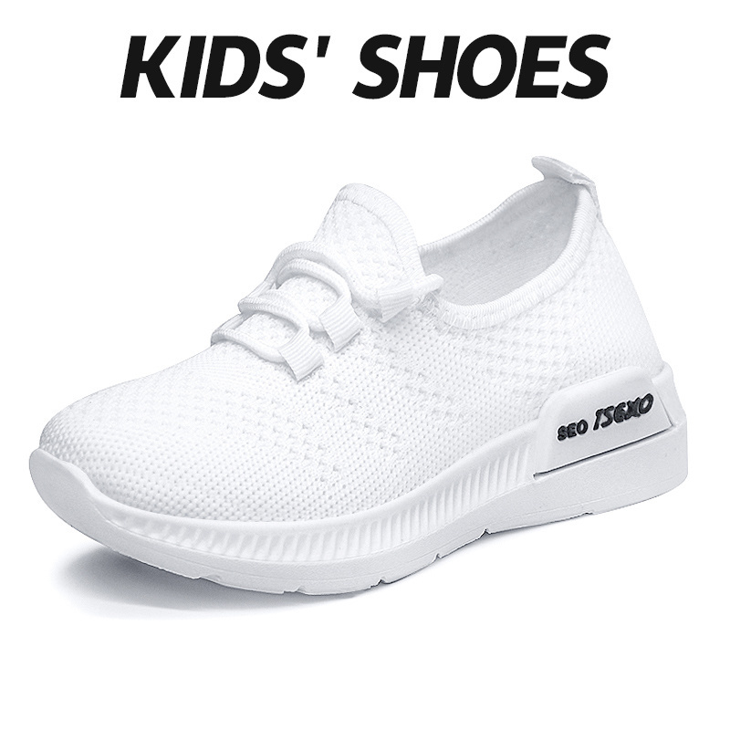 T02  Wholesale Light Weight Mesh Casual Student Shoes Running Sneakers Kids Shoes children's sports shoes