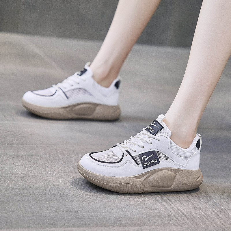 JSYWD-074 women's lightweight running shoes Women's Casual style Thick soled women's sneakers trend style