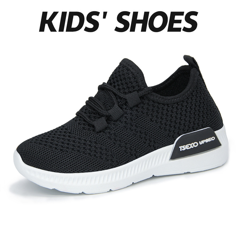 T02  Wholesale Light Weight Mesh Casual Student Shoes Running Sneakers Kids Shoes children's sports shoes